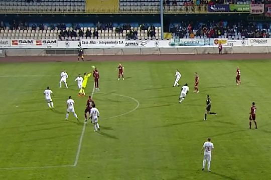Gafa lui Letica în hermannstadt - CFR/ foto: captură Prima Sport