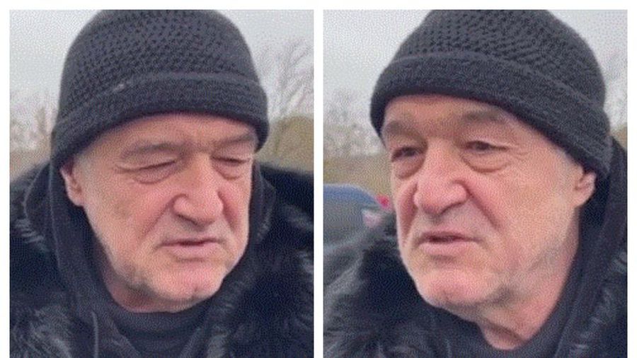 FOTO: Captură @România TV Gigi Becali, cu lacrimi în ochi: „Am mai fost aici o dată, acum 15 ani”