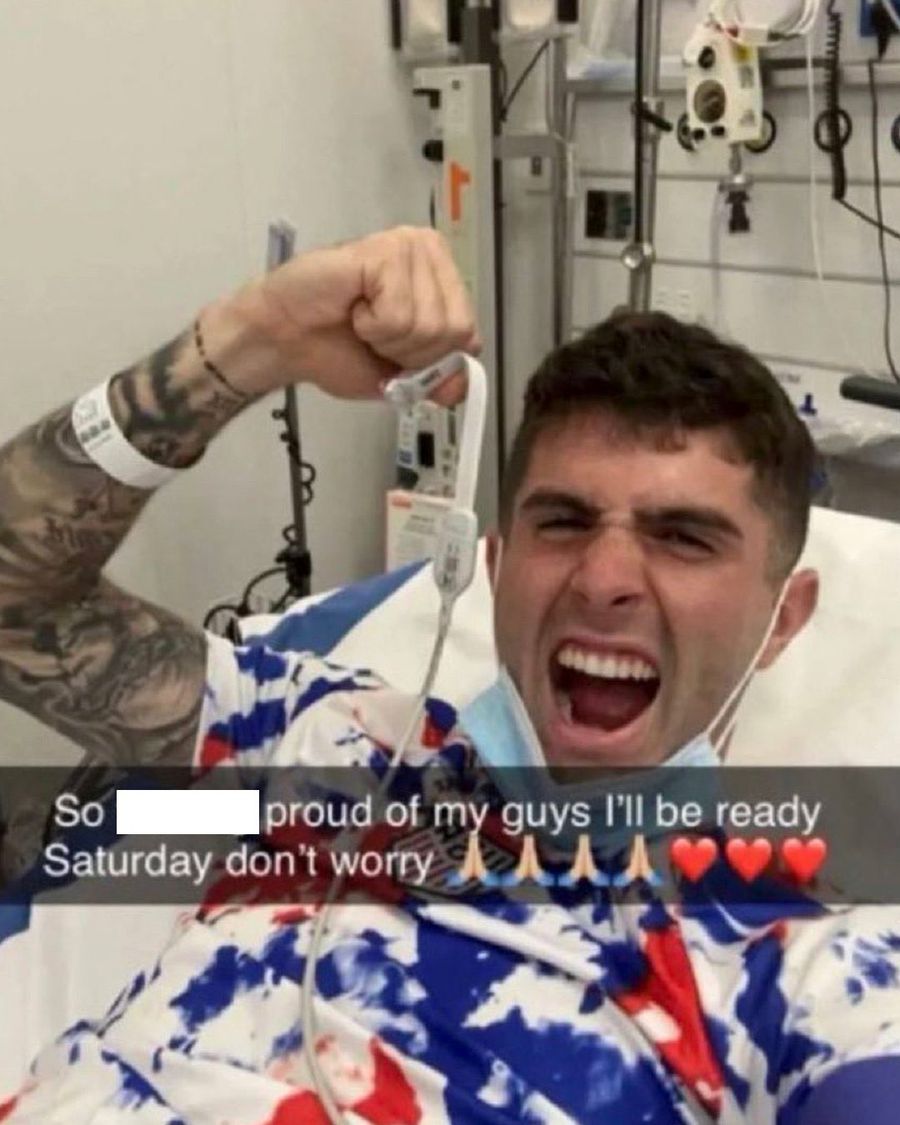 Lovit ca de tren! Pulisic a sărbătorit calificarea în „optimi” la spital: „Voi fi bine, nu vă faceți griji”