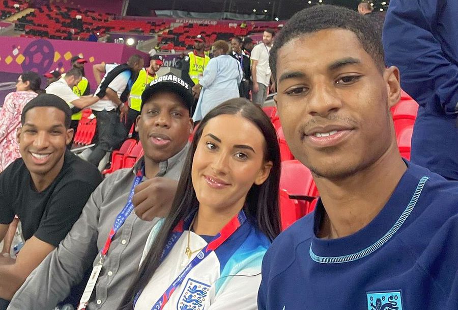 Ales omul meciului, Rashford a fost felicitat și de iubita lui, Lucia Loi: „Pentru astfel de momente joc fotbal”. FOTO: Instagram @marcusrashford Tulburător! Cui i-a dedicat Marcus Rashford golurile marcate în poarta galezilor