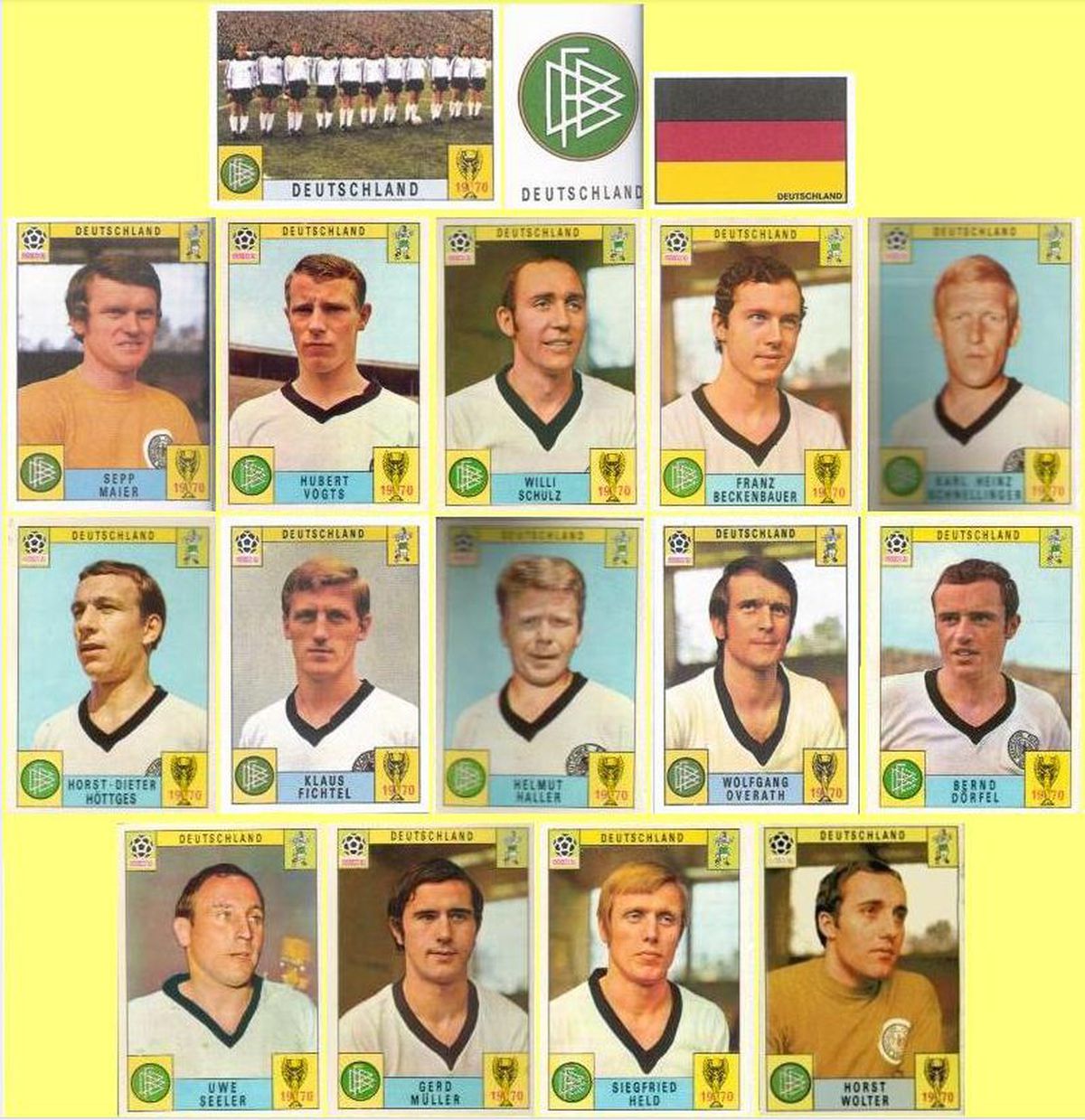 Panini album World Cup Mexico 1970