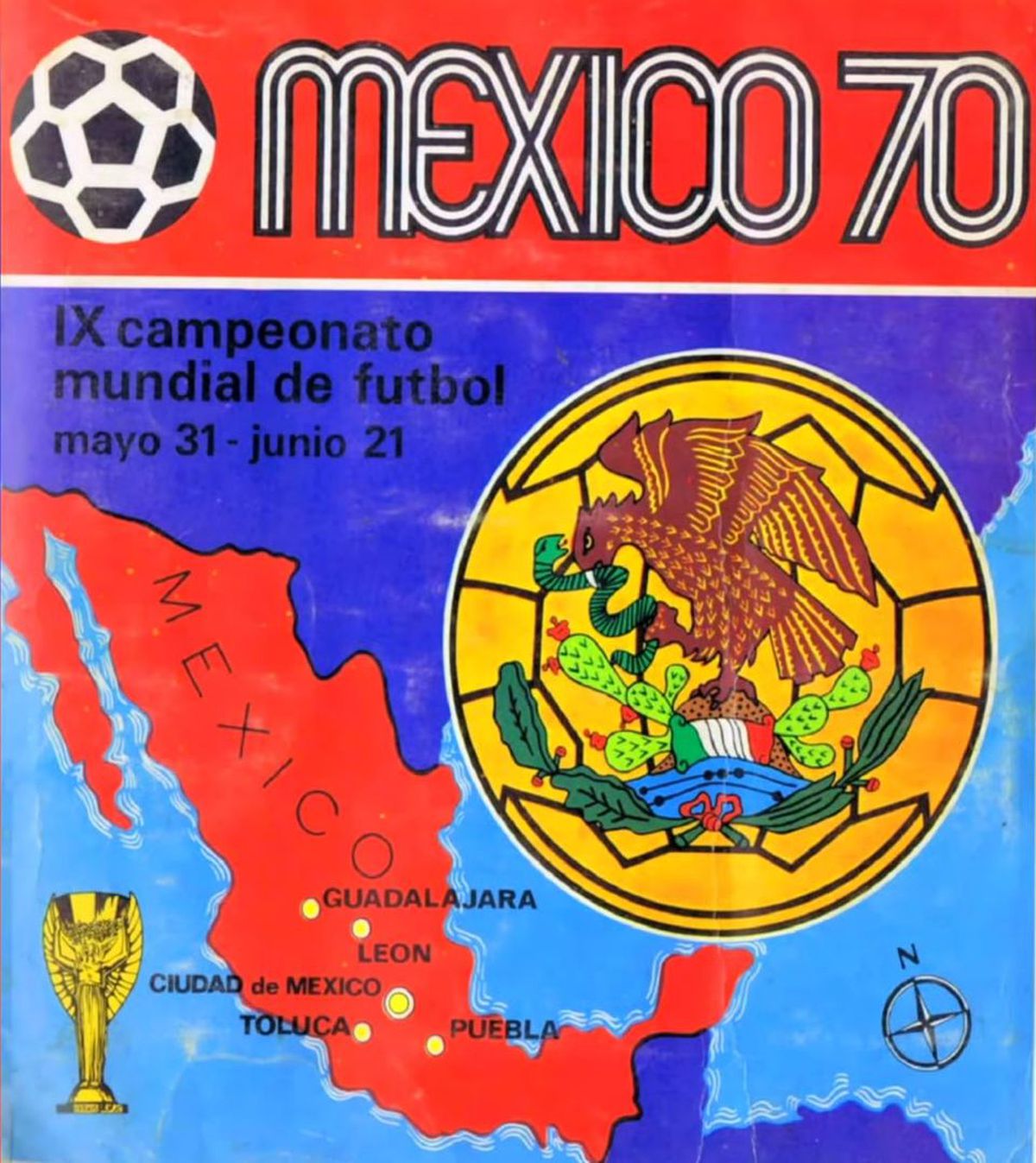 Panini album World Cup Mexico 1970