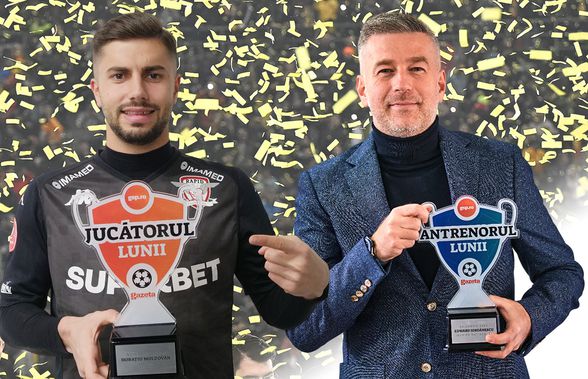 Bravo, România! » Horațiu Moldovan a fost ales „Jucătorul lunii noiembrie”, iar Edward Iordănescu - „Antrenorul lunii”!