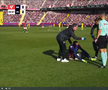 Clipe de panică în Barcelona - Las Palmas » Fotbalistul catalanilor a primit o lovitură în gât și nu se mai putea ridica