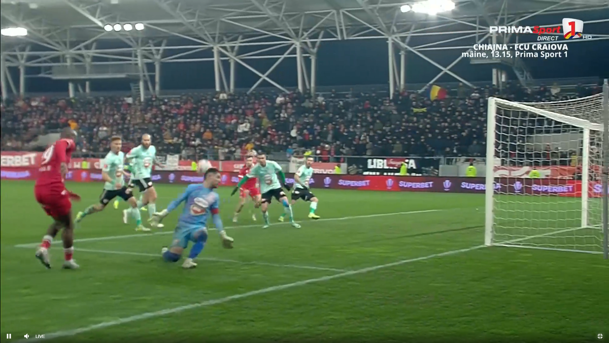 Autogolul lui Ninaj în Dinamo - Sepsi