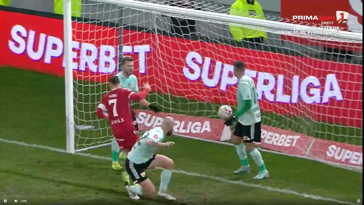 Autogolul lui Ninaj în Dinamo - Sepsi