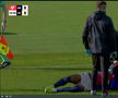 Clipe de panică în Barcelona - Las Palmas » Fotbalistul catalanilor a primit o lovitură în gât și nu se mai putea ridica