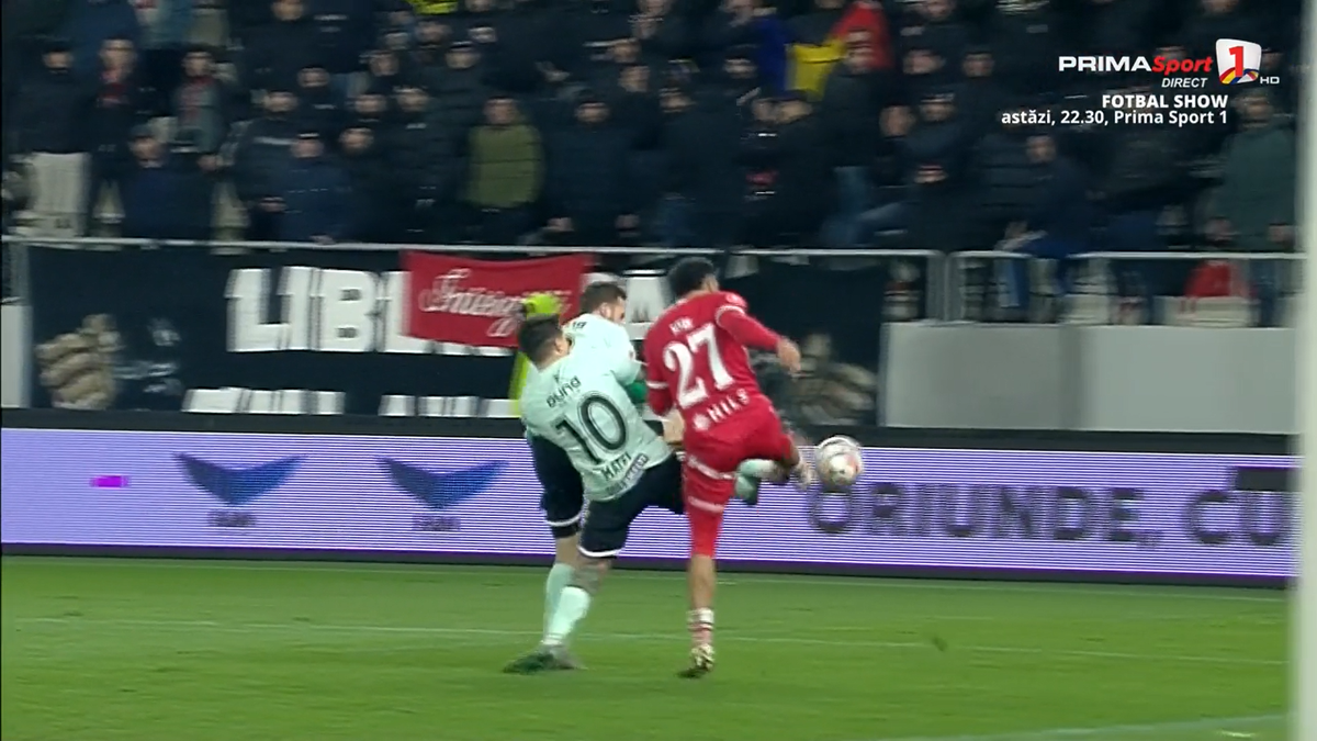 Penalty-ul primit de Sepsi în meciul cu Dinamo