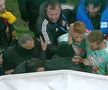 Abia l-au ținut! Scandal pe tunel, la pauza meciului Dinamo - Sepsi