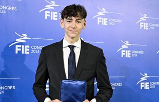 Juniorul Vlad Covaliu, premiat de Federația Internațională de Scrimă