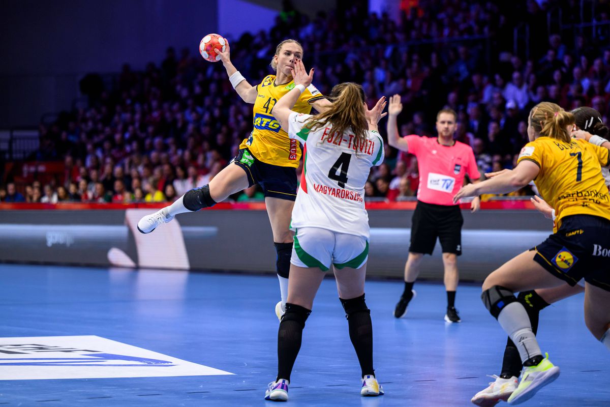 Suedia - Ungaria, Euro 2024 de handbal feminin