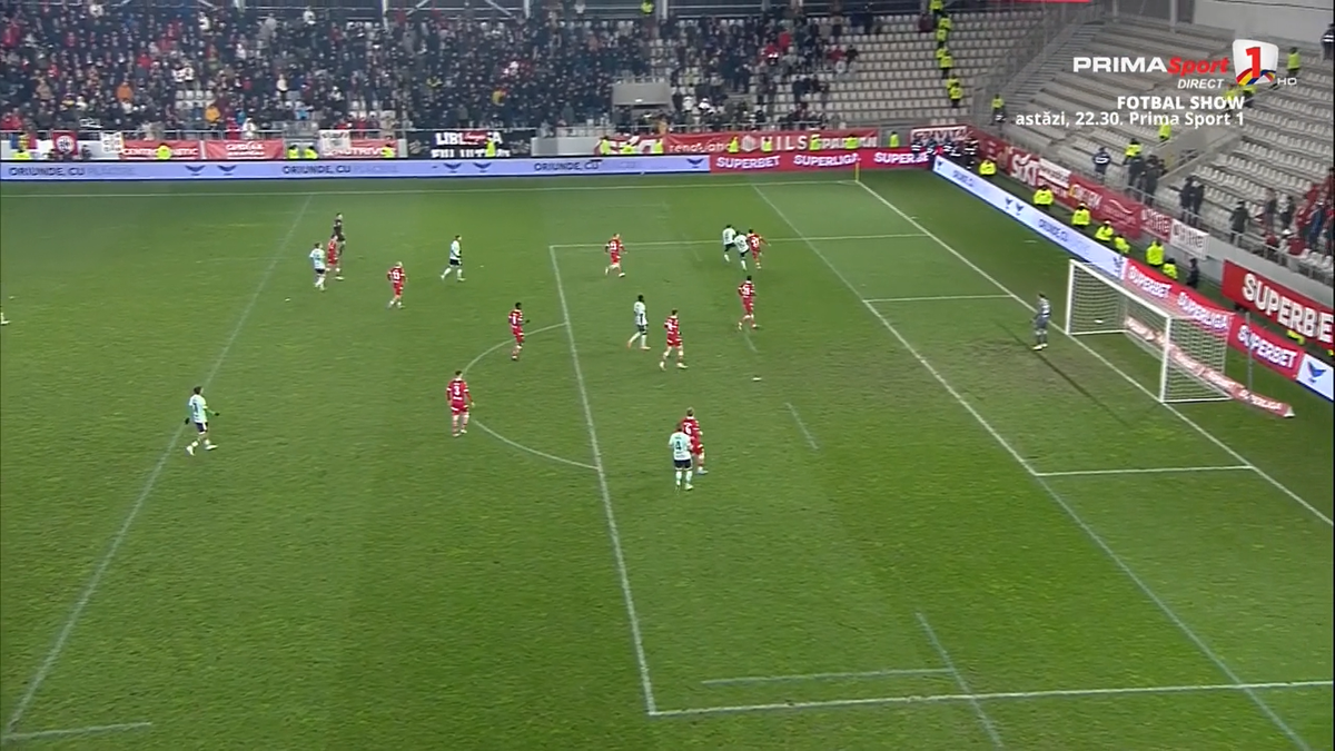 Penalty-ul primit de Sepsi în meciul cu Dinamo