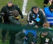 Abia l-au ținut! Scandal pe tunel, la pauza meciului Dinamo - Sepsi