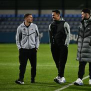 Alex Pantea, Jovan Markovic și Dan Sîrbu, înainte de Farul - FCSB 1-2/ Foto: Cristi Preda (GSP)