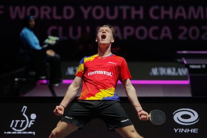 Iulian Chiriță, două medalii la CM U19 de Tenis de Masă/Foto: Facebook (Federația Română de Tenis de Masă)