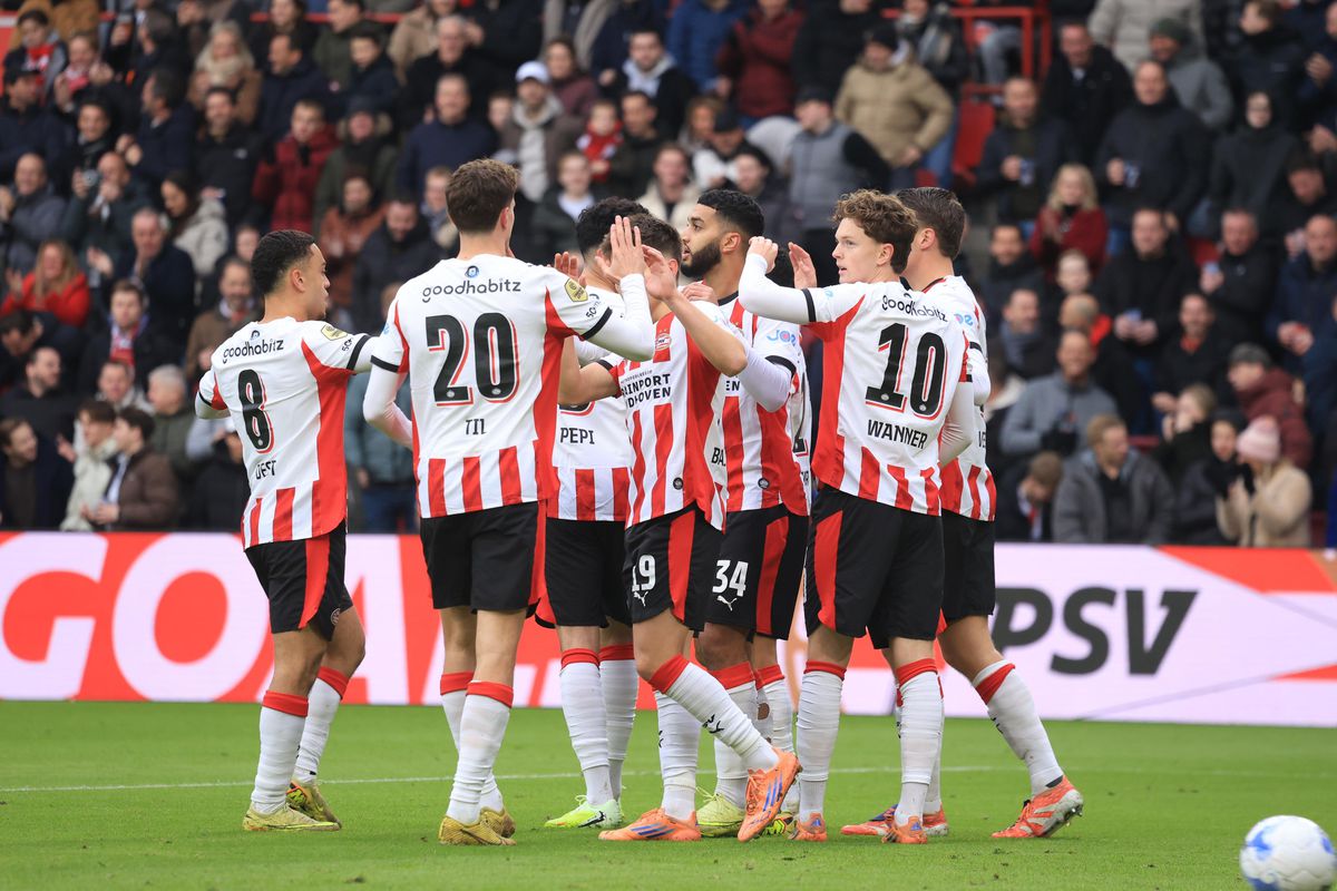 Imagini din meciul PSV - Volendam