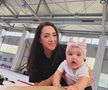 Larisa Iordache și Cristian, soțul ei, părinți ai unei fetițe/Foto: Instagram (Larisa Iordache)