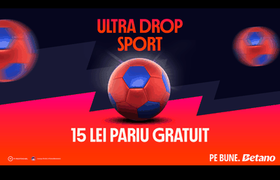 Cadoul Betano: 15 lei Pariu Gratuit