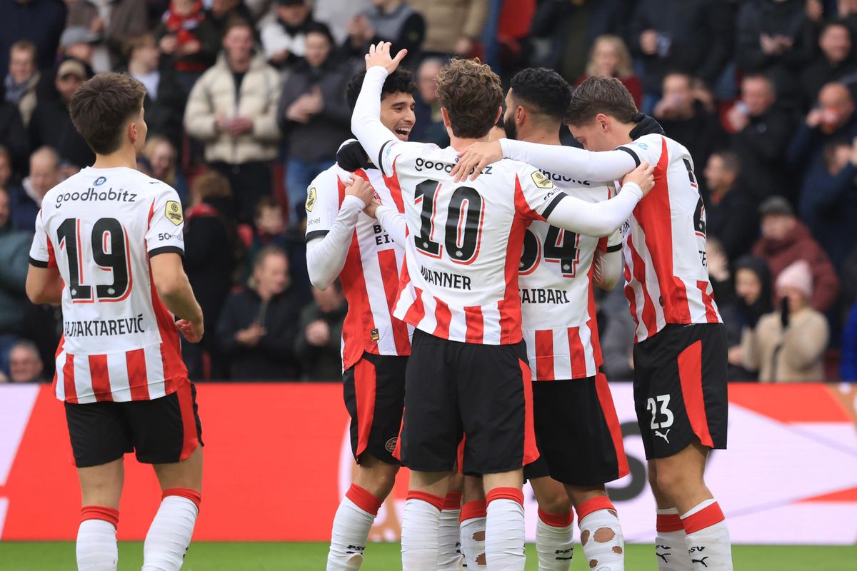 Imagini din meciul PSV - Volendam