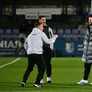 Alex Pantea, Jovan Markovic, Dan Sîrbu și Eduard Radaslavescu, înainte de Farul - FCSB 1-2/ Foto: Cristi Preda (GSP)