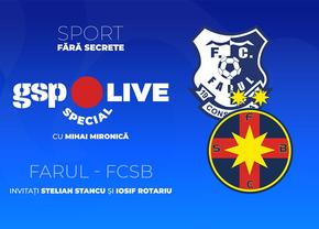 Farul - FCSB » Campioana are nevoie de victorie ca de aer! Comentăm la GSP Live Special cu Stelian Stancu și Iosif Rotariu