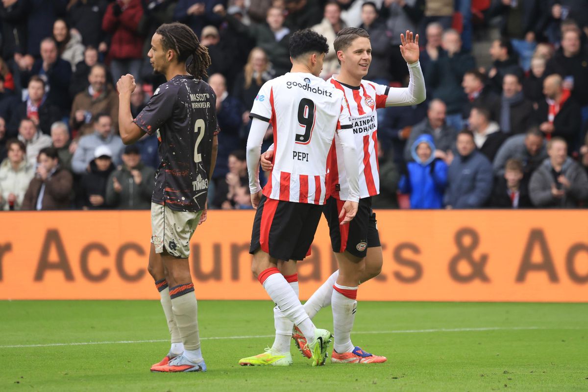 Imagini din meciul PSV - Volendam