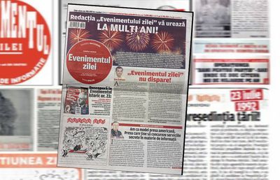 MEDIA // Evenimentul Zilei a ieșit astăzi pe tarabe pentru ultima dată! La ce tiraj ajunsese, de la 800.000 de exemplare tipărite zilnic în anii '90 + mesajul conducerii