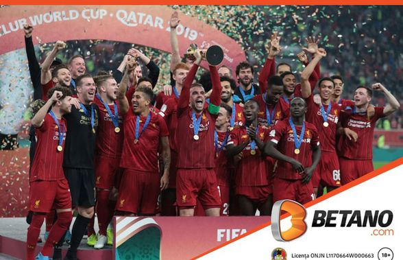 Cadoul Betano la final de 2019: pariurile pe Liverpool campioană în Premier League au fost plătite!