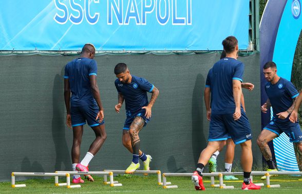 Un stelist e în Italia și se antrenează cu Napoli » Reacția oficială: „Sper să îl vedem cât mai des în echipa de start”