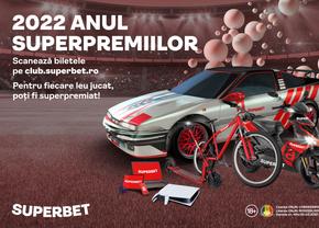 Anul 2022 începe ca un an al SuperPremiilor! Scanează-ți SuperBiletele pe club.superbet.ro