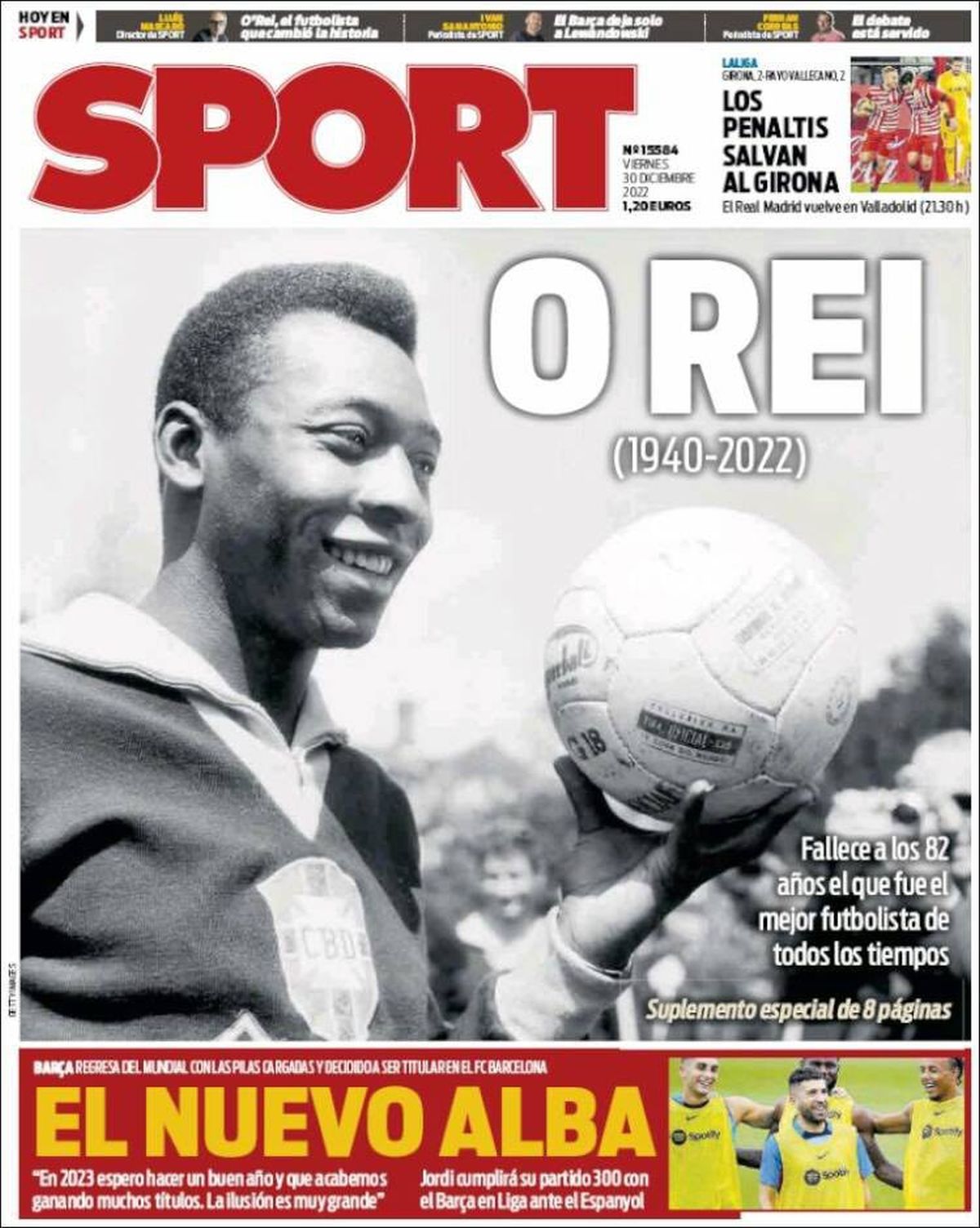 „Niciodată patru litere n-au fost atât de mari” » Cele mai prestigioase publicații ale lumii îi dedică pagini emoționante lui Pelé