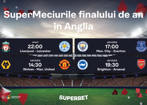 SuperFotbal pe final de an. Granzii din Premier League, favoriți pe linie în ultima etapă din 2022