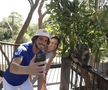 Maria Sakkari și Stefanos Tsitsipas au hrănit girafe la Grădina Zoologică Taronga din Sydney