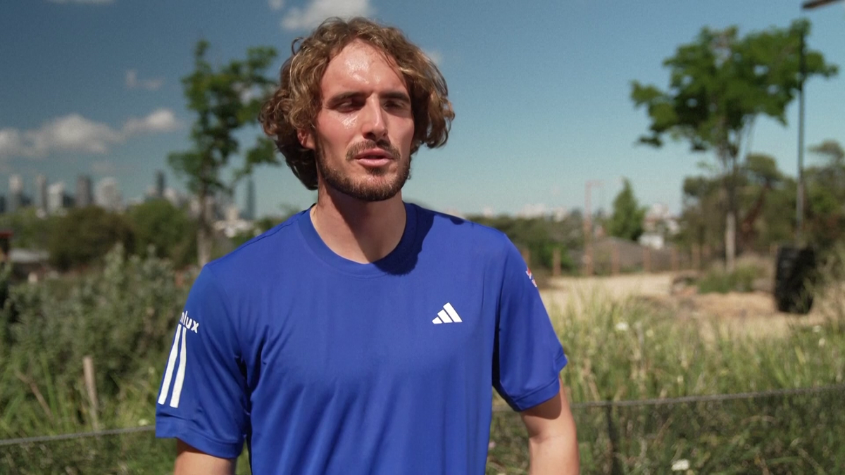 Maria Sakkari și Stefanos Tsitsipas au hrănit girafe la Grădina Zoologică Taronga din Sydney