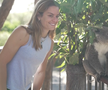 Maria Sakkari și Stefanos Tsitsipas au hrănit girafe la Grădina Zoologică Taronga din Sydney