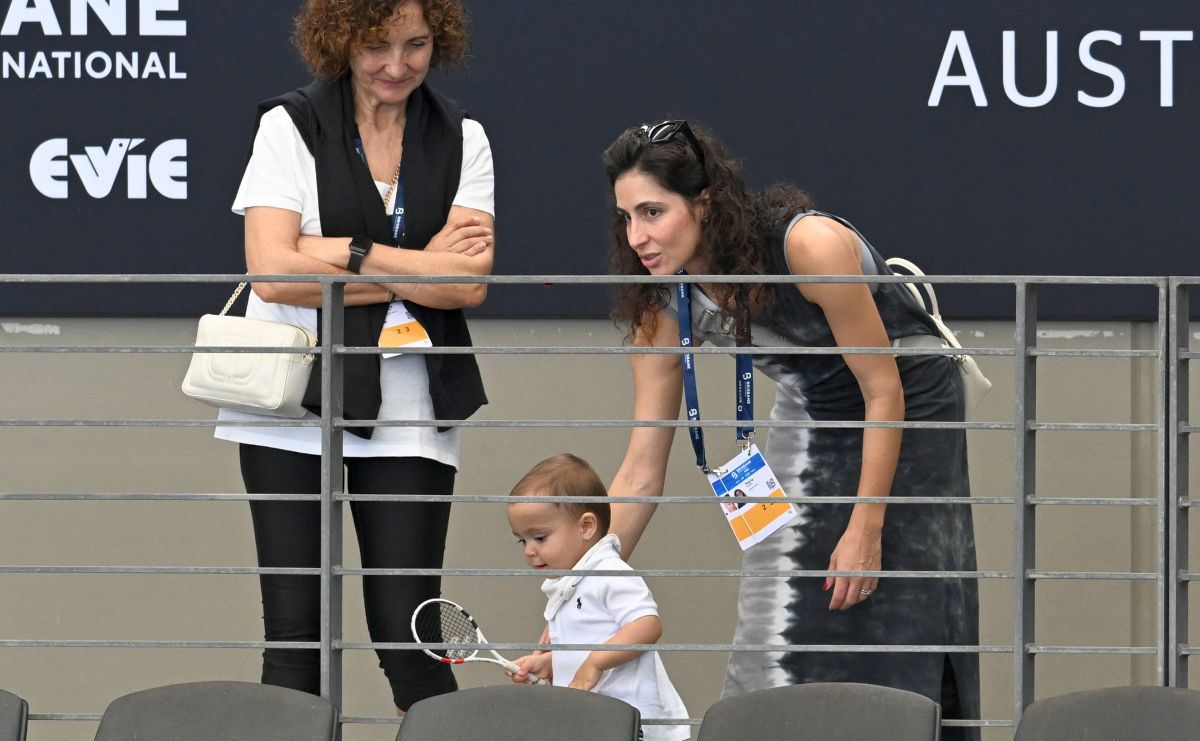 Fiul lui Nadal face senzație la Brisbane » Rafa jr, cu racheta în mână la doar un an