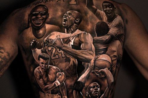 Vinicius Junior (23 de ani) și-a făcut un tatuaj spectaculos în care protagoniste sunt legende din fotbal, box și baschet.
