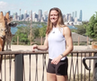 Maria Sakkari și Stefanos Tsitsipas au hrănit girafe la Grădina Zoologică Taronga din Sydney