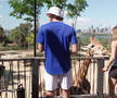 Maria Sakkari și Stefanos Tsitsipas au hrănit girafe la Grădina Zoologică Taronga din Sydney