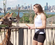 Maria Sakkari și Stefanos Tsitsipas au hrănit girafe la Grădina Zoologică Taronga din Sydney