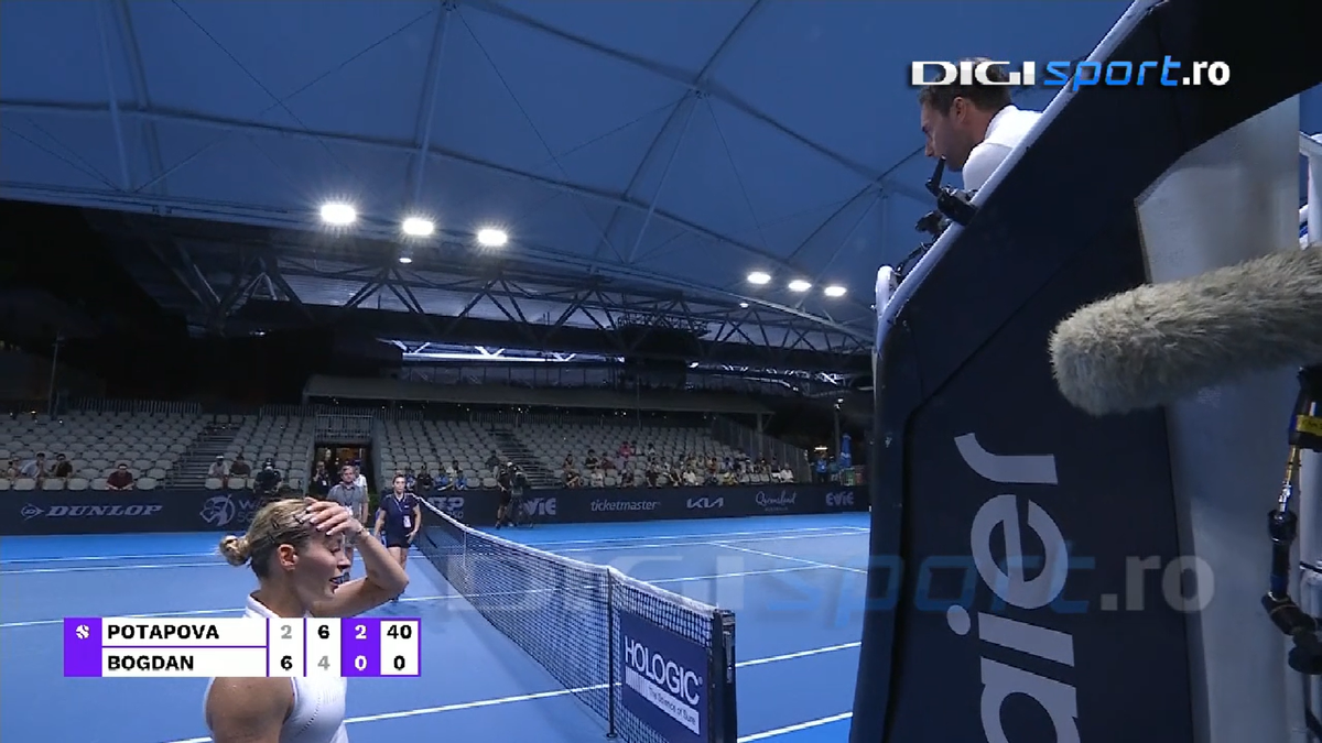 Imagini sfâșietoare! Ana Bogdan a părăsit în lacrimi ultimul meci din 2024: „Nu pot sta în picioare”