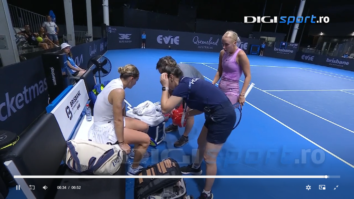 Imagini sfâșietoare! Ana Bogdan a părăsit în lacrimi ultimul meci din 2024: „Nu pot sta în picioare”