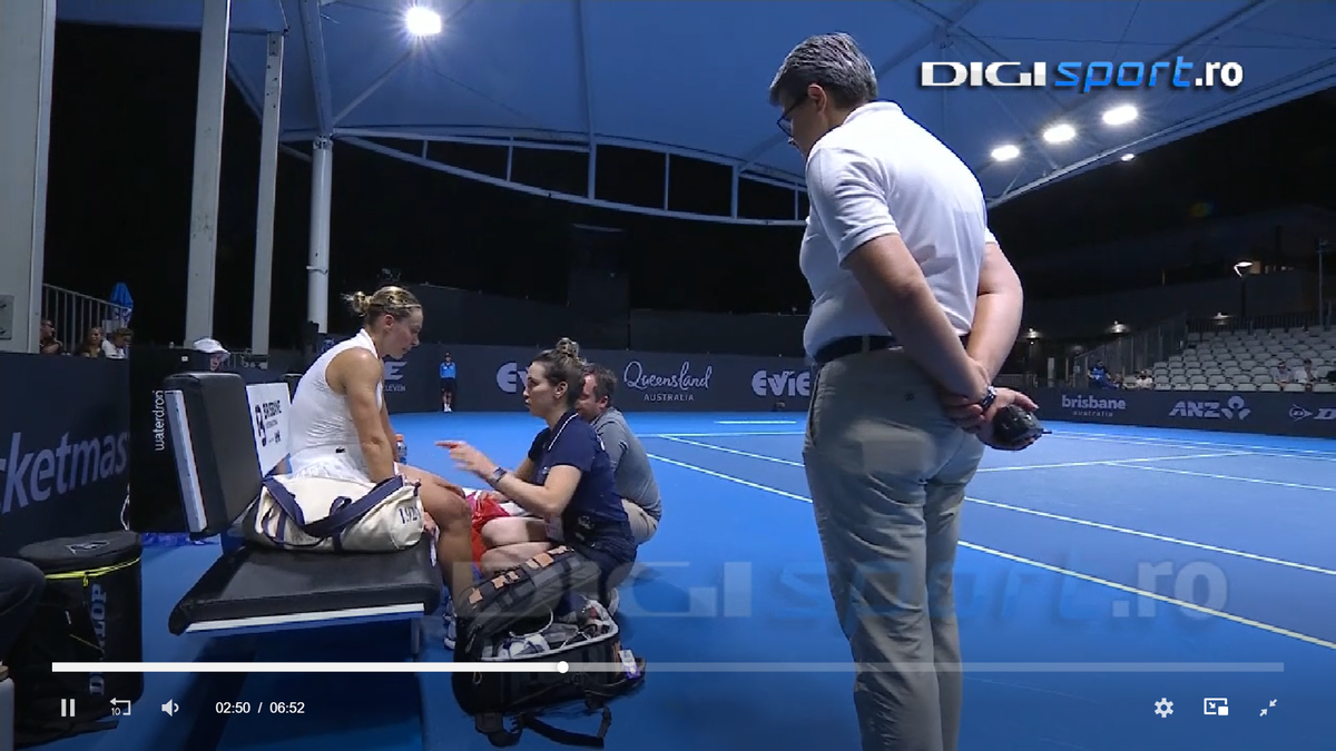 Imagini sfâșietoare! Ana Bogdan a părăsit în lacrimi ultimul meci din 2024: „Nu pot sta în picioare”