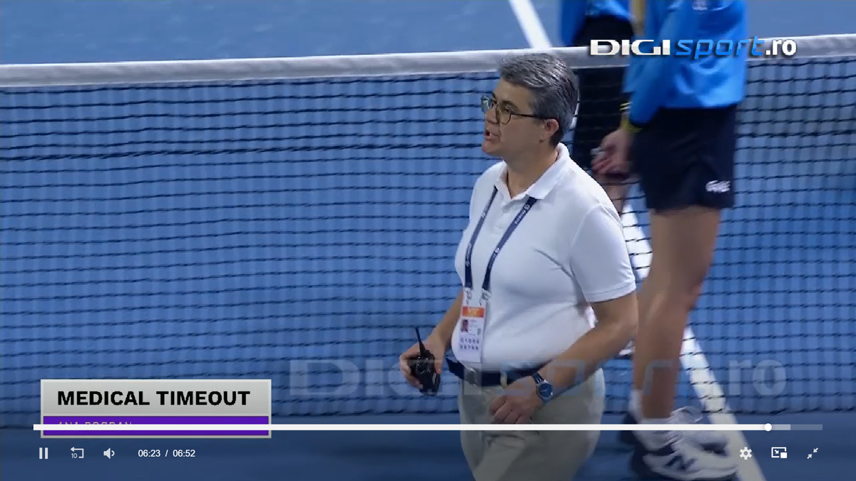 Ana Bogdan a abandonat în lacrimi la Brisbane