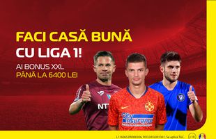 Casa Pariurilor Liga 1 revine cu bonusuri XXL