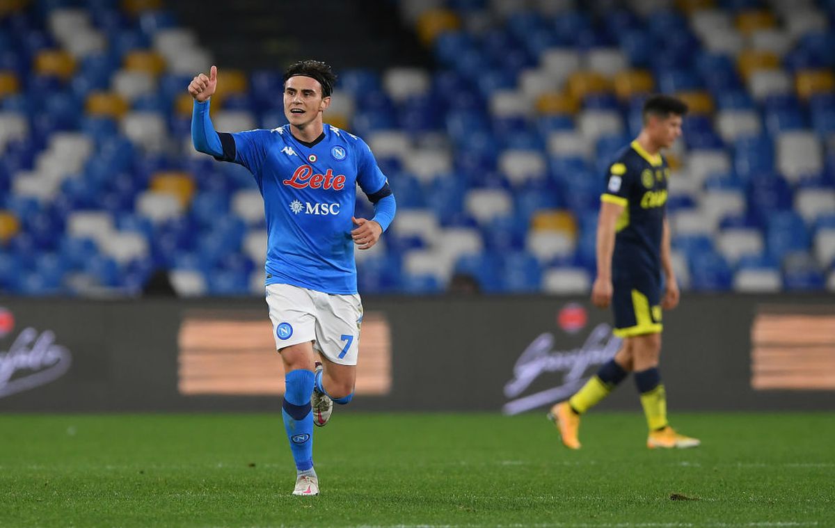 Napoli - Parma, primul meci al lui Dennis Man