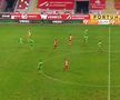 UTA - Dinamo, gazon Arad / FOTO: Captură @TV Telekom Sport
