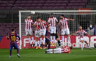 FOTO. Cum să-l oprești pe Messi?! » Starul Barcelonei a fentat incredibil disperarea lui Bilbao: „Ce operă de artă!”