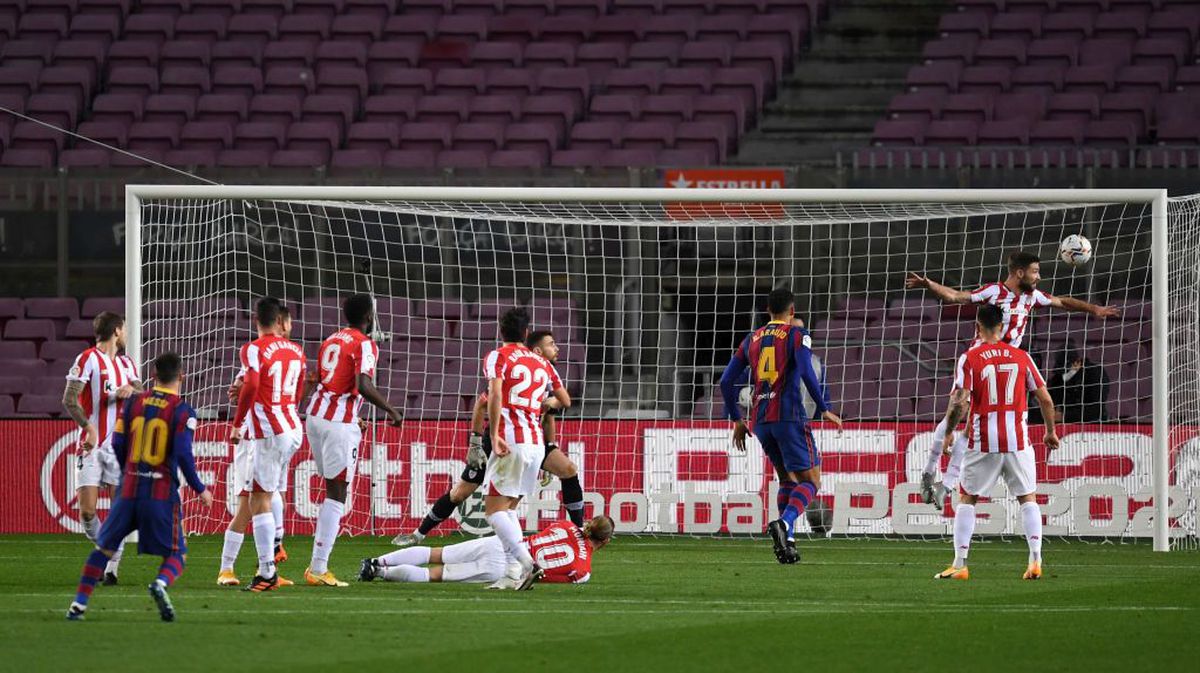 FOTO. Cum să-l oprești pe Messi?! » Starul Barcelonei a fentat incredibil disperarea lui Bilbao: „Ce operă de artă!”