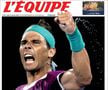 „Cel mai mare dintre cei mai mari” » Ediții de colecție ale presei internaționale, după victoria istorică reușită de Nadal la Australian Open